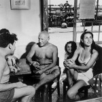 picasso and françoise gilot, by r. capa